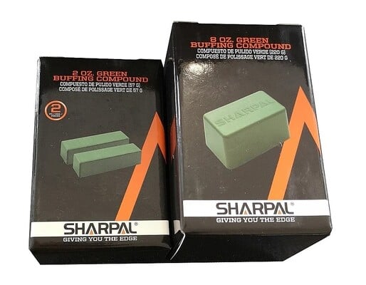 Sharpal 2 oz. Green Buffing Compound, 2-Pk 208h - KNIFESTOCK