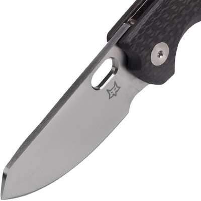 FOX KNIVES FOX/Vox Baby Core Folding Knife - M390 Satin Blade - Carbon Fiber Handle- FX -608 CF - KNIFESTOCK