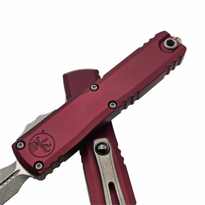 Microtech ULTRATECH GEN IV D/E APOCALYPTIC STANDARD MERLOT 11224-10APMR - KNIFESTOCK