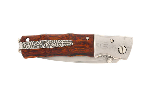 Mcusta MC-145G Shinra Mixture Bamboo SPG2 San Mai Ironwood - KNIFESTOCK