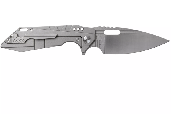 Bestech SHODAN S35VN, Stone Wash+Satin, Titanium, Grey BT1910A - KNIFESTOCK