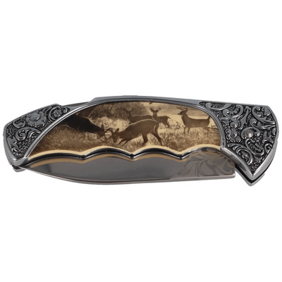 Coltello tascabile CJH, cervo - KNIFESTOCK