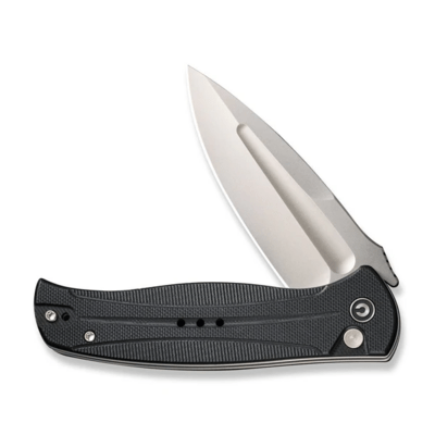 CIVIVI Incindie Black G10 HandleStonewashed 14C28N BladeButton Lock C23053-3 - KNIFESTOCK