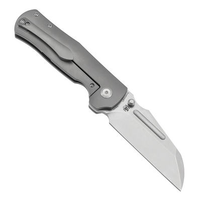 Kansept Dreadnaught Stonewashed CPM S35VN, Stonewashed Ti - KNIFESTOCK