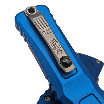 Microtech Combat Troodon® T/E Gen III Син Каменно Измиване Пълно Назъбено 1144-12BL - KNIFESTOCK