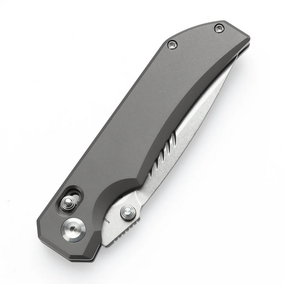 KANSEPT Eaglestrike Stonewashed CPM S35VN 0.118&quot; / 3.0mm Bead Blasted Titanium K1095V3 - KNIFESTOCK