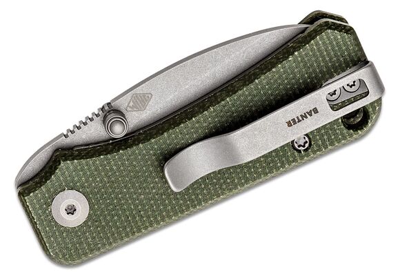 Civivi Baby Banter Green Micarta/Gray Stonewashed Nitro-V C19068SB-1 - KNIFESTOCK