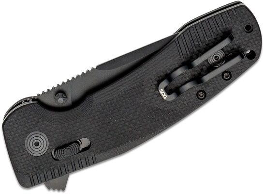 SOG-TAC XR Blackout Partially Serrated SOG-12-38-03-41 - KNIFESTOCK