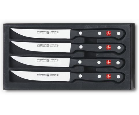 Set WUSTHOF GOURMET 4 pezzi, per bistecca - KNIFESTOCK