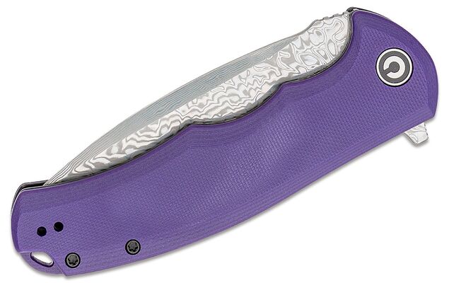 CIVIVI Praxis Damascus Purple C803DS-2 - KNIFESTOCK