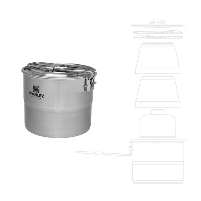 STANLEY The Stainless Steel Cook Set For Two - KNIFESTOCK