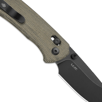 Kizer T1 CD Nitro-V,Black Stonewash,Norplex UltreX™ Micarta - KNIFESTOCK