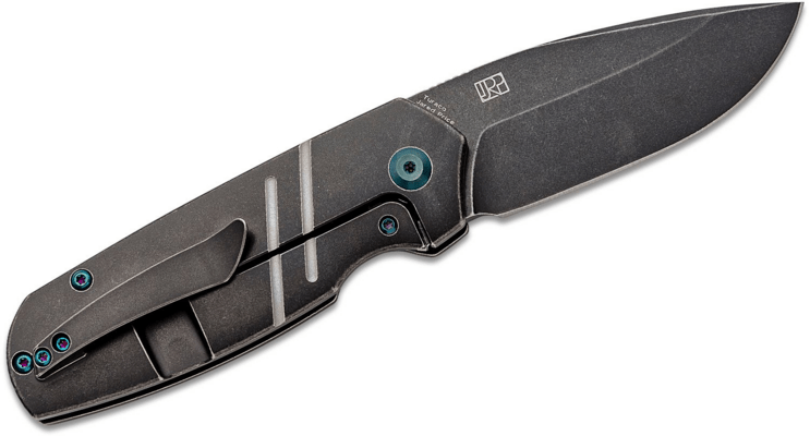 Kansept Turaco Black Stonewashed CPM-S5VN Black Stonewashed Titanium K2049A2 - KNIFESTOCK