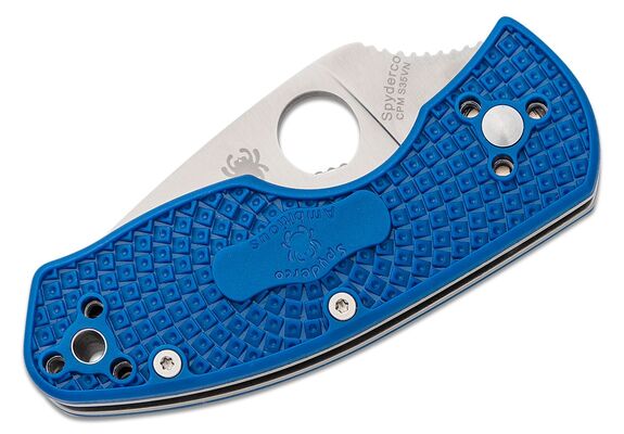 Spyderco Ambitious Lightweight Blue CPM S35VN C148PBL - KNIFESTOCK