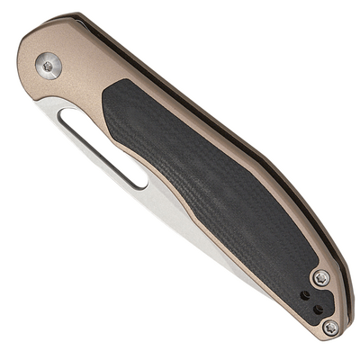 CJRB Droma Schwarz, Aluminium+G10 - J1963-BK - KNIFESTOCK