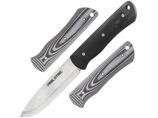 Real Steel Bushcraft Individual + G10 white RE-3713 - KNIFESTOCK