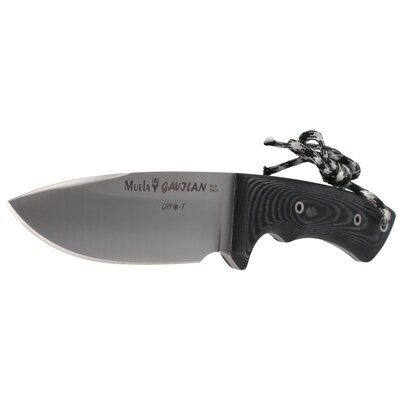 MUELA lame full tang de 150 mm traitement CRYO-T, micarta canvas NOIR GAVILAN-M - KNIFESTOCK