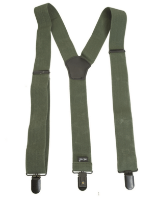 Mil-Tec HOSENTRÄGER M. CLIP oliva 13184001 - KNIFESTOCK
