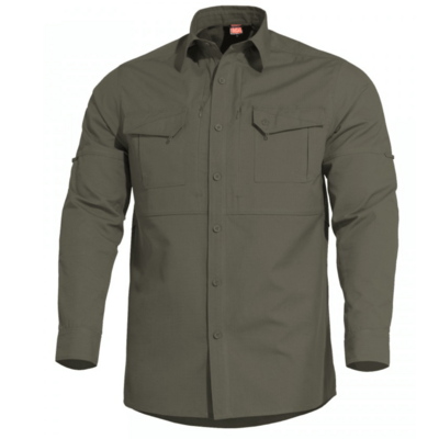 Pentagon Plato Tactical shirt K02019-06RG-Ranger Green-L - KNIFESTOCK