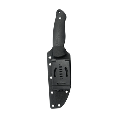 Kubey Eskoria Beadblast 14C28N ,Black G10,Kydex Sheath KU268A - KNIFESTOCK