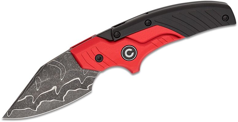 Civivi Typhoeus Red And Black Aluminum Handle C21036-DS1 - KNIFESTOCK