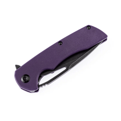 Kansept Kryo Black Coating D2 Blade Purple G10 T1001B3 - KNIFESTOCK