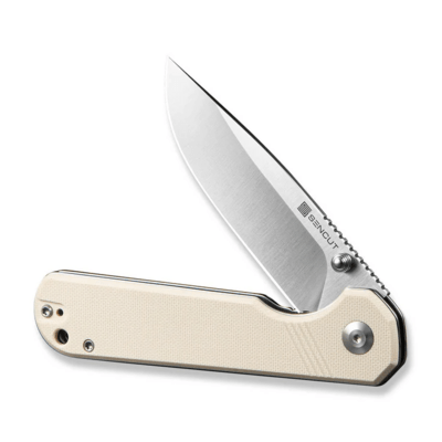 Sencut Aetheris Ivory G10 HandleSatin Finished 9Cr18MoV BladeLiner Lock - KNIFESTOCK