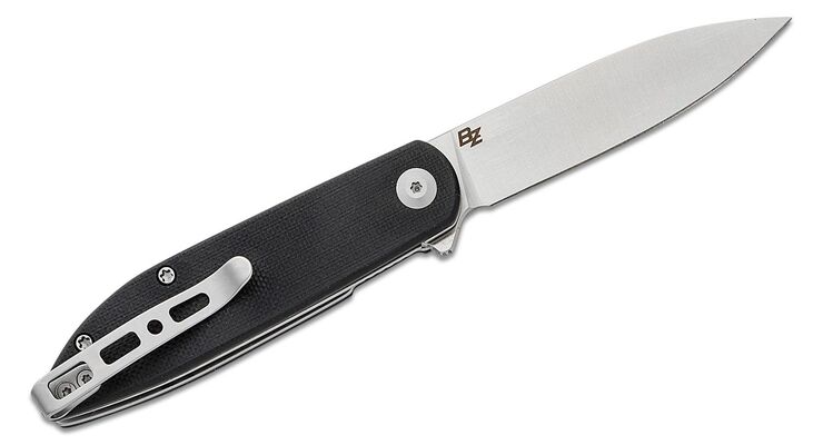 SENCUT Bocll II Black G10 Handle Satin Finished D2 Blade S22019-1 - KNIFESTOCK