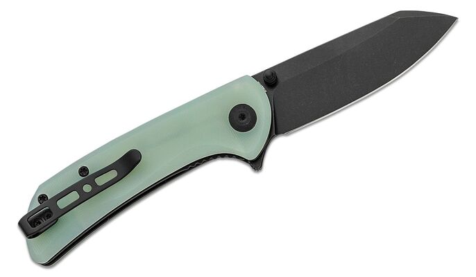 SENCUT Fritch Natural G10 Handle Black Stonewashed 9Cr18MoV Blade S22014-2 - KNIFESTOCK