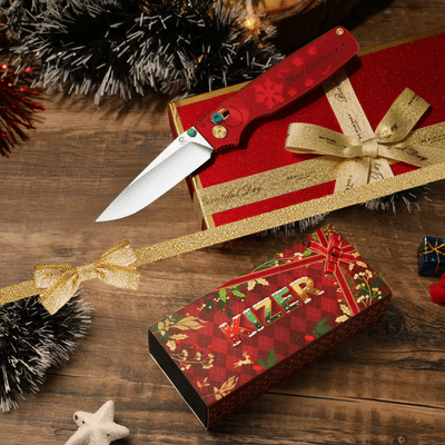 Kizer Original 2 S45VN Acrylic -  Xmas edition - KNIFESTOCK