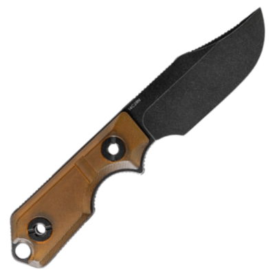 Vosteed Quokka 14C28N Black Stonewash Amber PEI D0603 - KNIFESTOCK