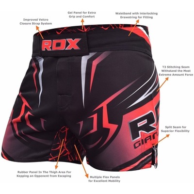 RDX MMA SHORT R8 RED S - KNIFESTOCK