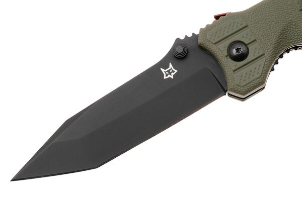 Fox Knives Predator Evolution, Black Niolox, Green FRN FX-449 OD - KNIFESTOCK