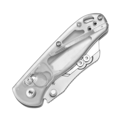 Kizer Drop Bear Utility Azo SK5 &amp; 5Cr15 Acrylic V3619JA5 - KNIFESTOCK