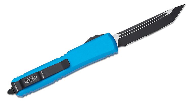 Microtech Ultratech T/E Black P/S Blue 123-2BL - KNIFESTOCK
