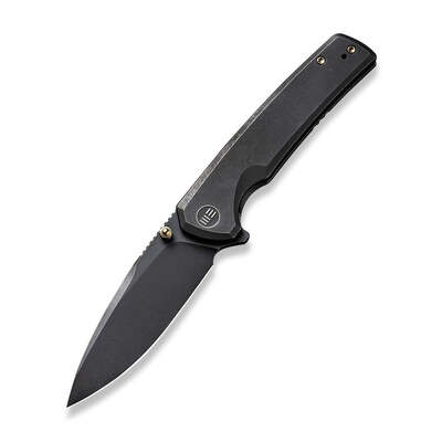 We Subjugator Black Titanium Handle Black Stonewashed CPM 20CV Blade We21014C-5 - KNIFESTOCK