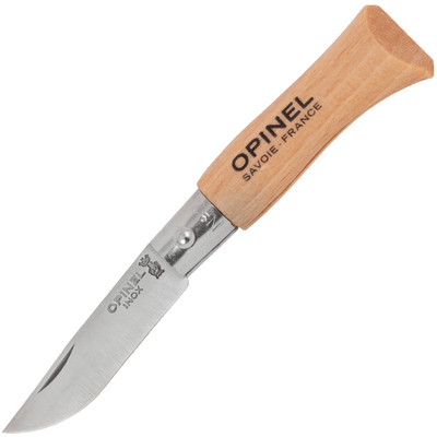 Opinel 1070 N2 Inox Griff aus Buchenholz - KNIFESTOCK