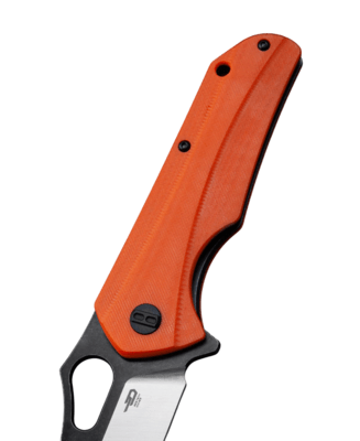 Bestech OPERATOR D2, Satin+Black, Orange G10 BG36D - KNIFESTOCK