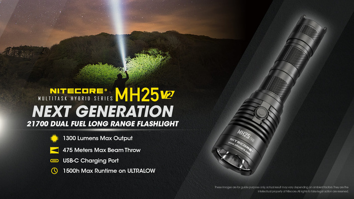 Nitecore flashlight MH25 V2 - KNIFESTOCK