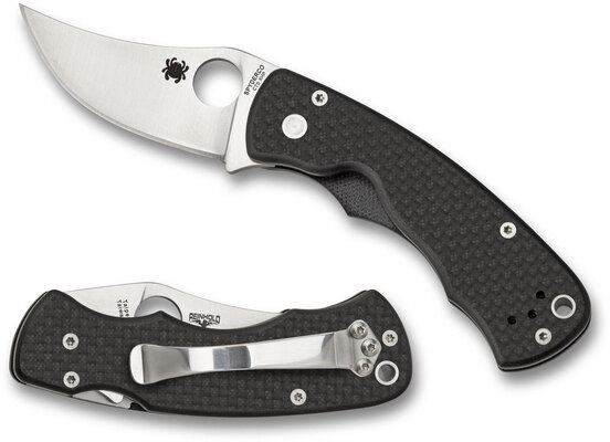 Spyderco Reinhold Rhino Carbon Fiber/G-10 Laminate C210CFP - KNIFESTOCK