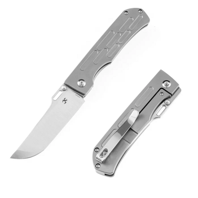 Kansept Reedus Satin CPM-S35VN Plain Titanium K1041A2 - KNIFESTOCK