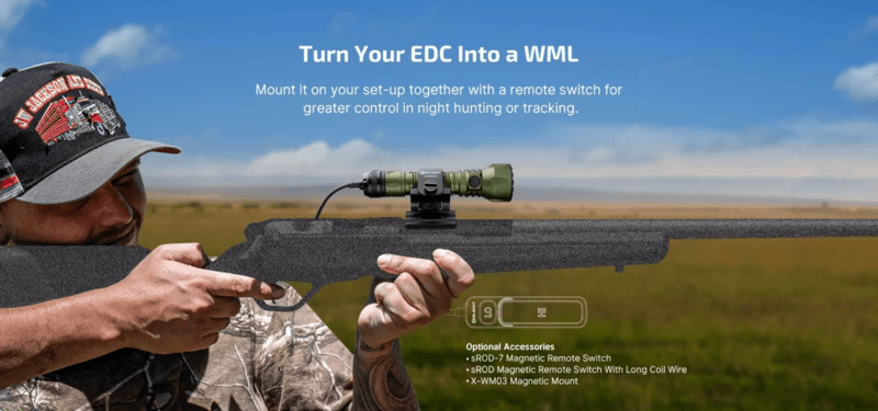 Olight 3.6V 5000mAh 21700 Rechargeable Lithium-ion Battery Javelot(OD Green) - KNIFESTOCK