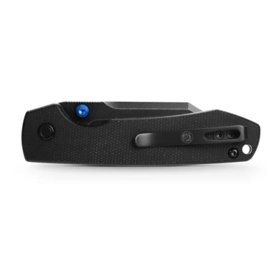 Vosteed Raccoon(TLL&amp;Bowie Blade) 14C28N Black Stonewash Black Micarta A2910 - KNIFESTOCK
