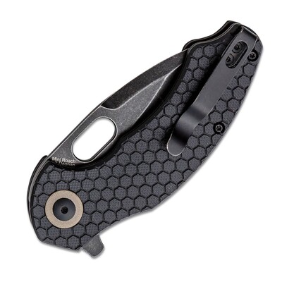 Kizer Degnan Mini Roach Liner Lock Knife Black G-10 - V3477C2 - KNIFESTOCK