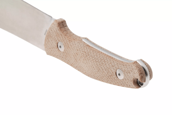 Viper Trail N690Co Stonewashed Blade Natural Canvas Micarta Handle Designer Jens Ansø VT4066CN - KNIFESTOCK