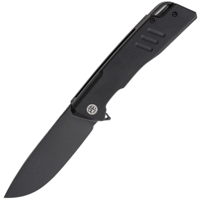 Petrified Fish PFB02 Loco Black Stonewashed D2 Black G10 PFB02DDW - KNIFESTOCK