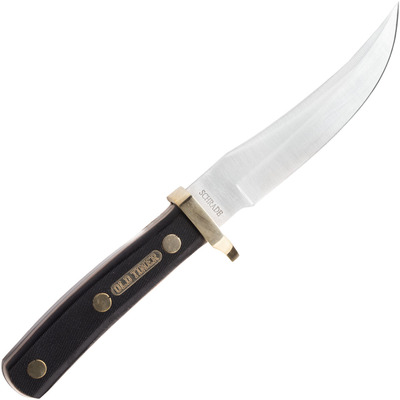 Schrade Old Timer Mountain Lion cu teacă din piele. Oțel 7Cr17MoV. - KNIFESTOCK
