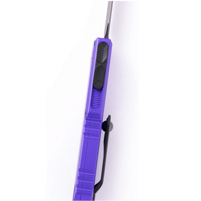 Microtech UTX-85 GEN IV D/E BLACK STANDARD PURPLE 12324-1PU - KNIFESTOCK