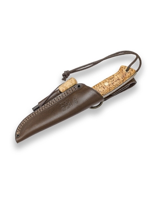 Joker Ranger Knife with Birch Handle, Scandi Grind, 11 cm Blade with Firesteel CL143-P - KNIFESTOCK