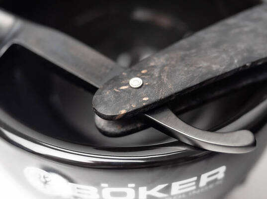 BOKER Rasoio a mano libera Black Amboina 140919 - KNIFESTOCK